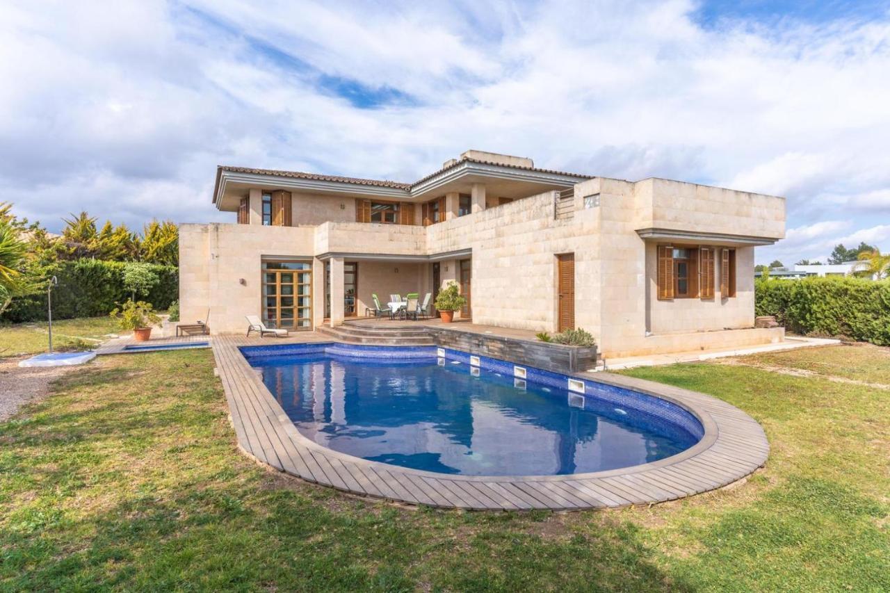 Villa De Lujo Con Piscina, Jacuzzi, Jardin Y Terraza Marratxí Eksteriør bilde