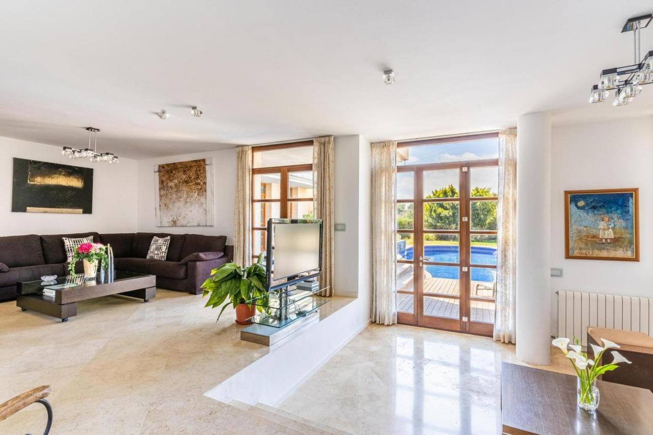 Villa De Lujo Con Piscina, Jacuzzi, Jardin Y Terraza Marratxí Eksteriør bilde